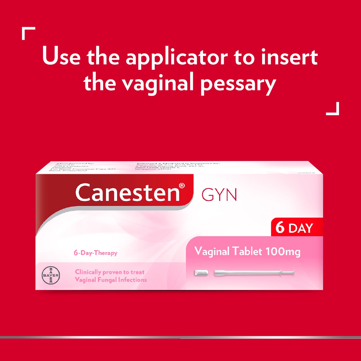 Canesten Thrush 6-day Vaginal Tablets